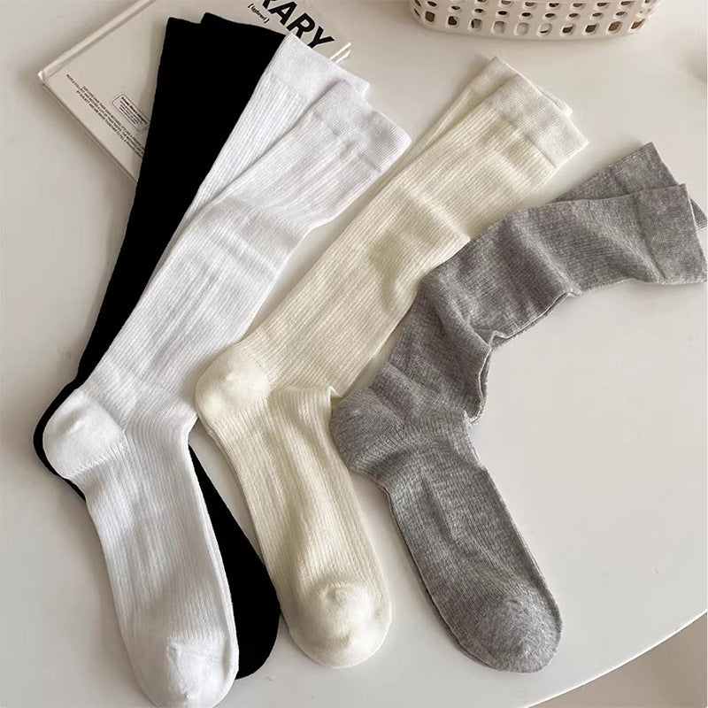 Ballet Style Crew Socks | Thin Breathable Summer Calf Socks for Women