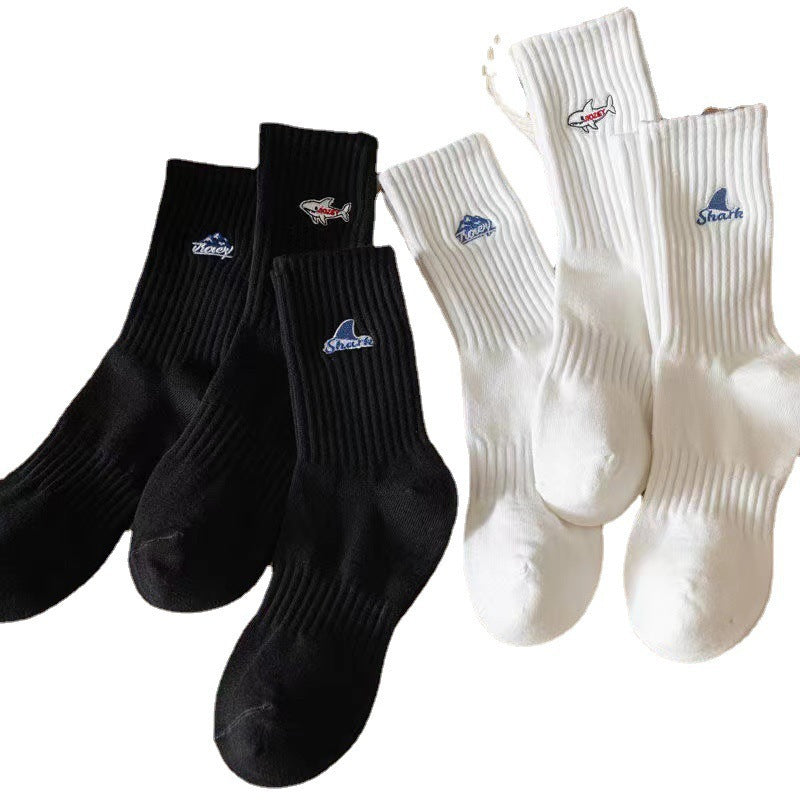 Trendy Cotton Crew Socks for Men | Casual Mid Calf Everyday Socks