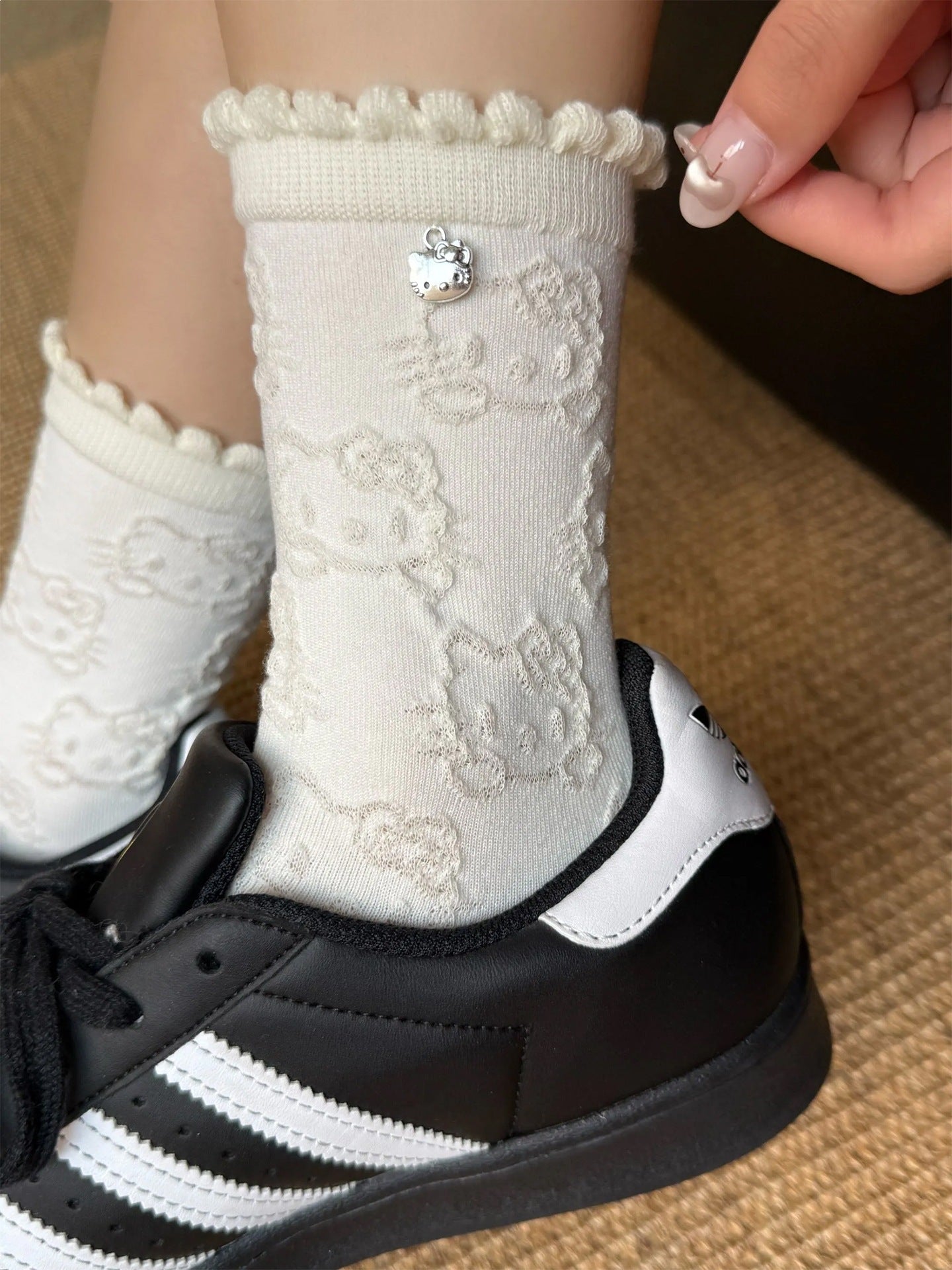 Cute Novelty Crew Socks for Women | Lightweight Cotton Socks