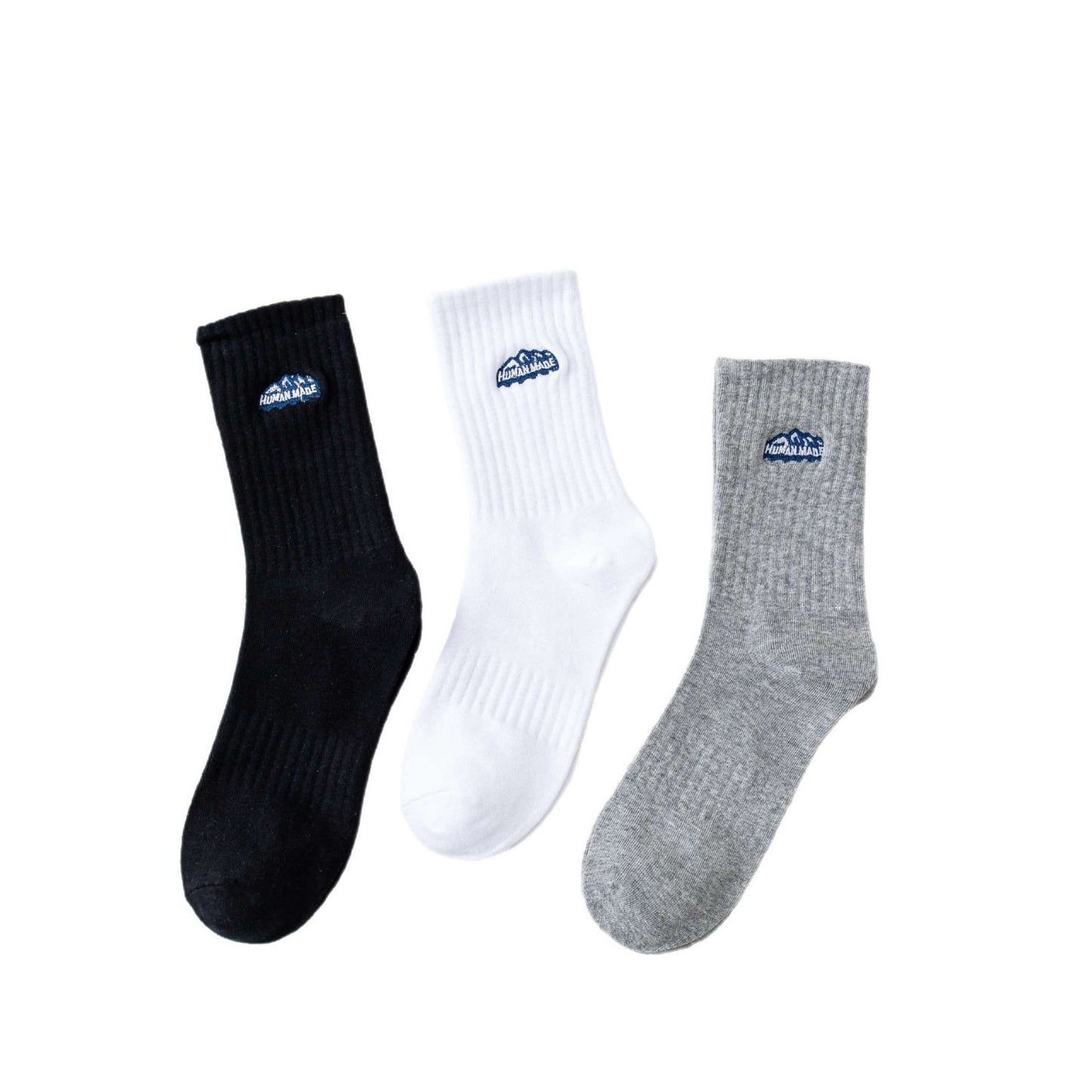 Unisex Cotton Crew Athletic Socks | Breathable Everyday Sports Socks