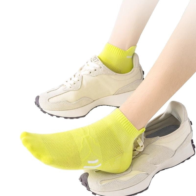 Breathable Mesh Men's Athletic Ankle Socks | Moisture Wicking
