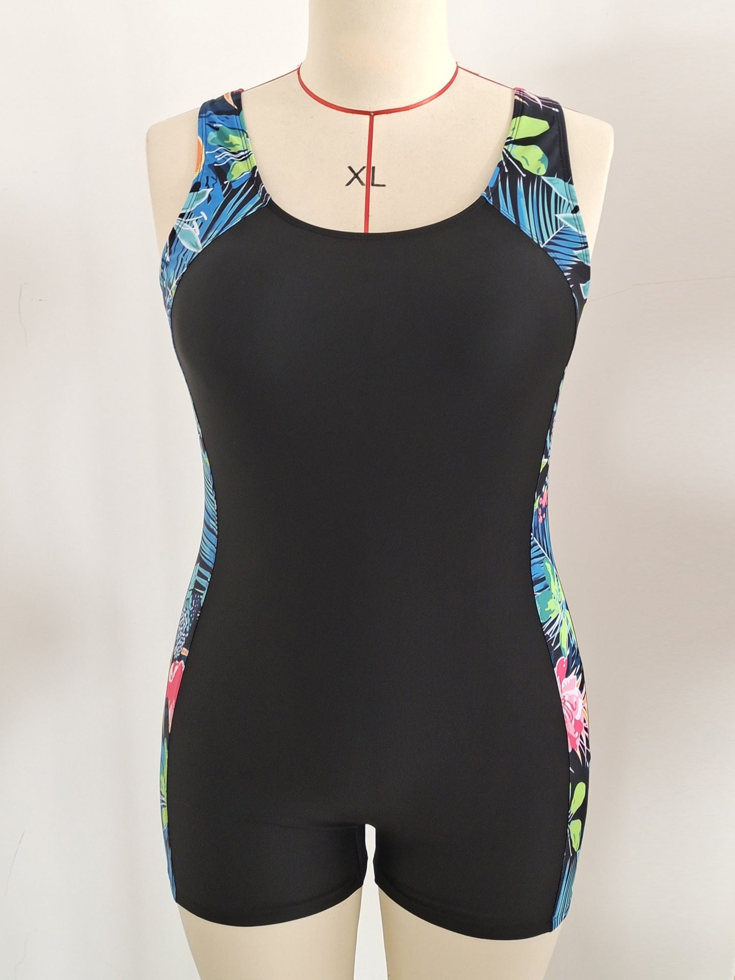 Crisscross Cutout Plus Size One-Piece | Modest Tummy Control Swimwear