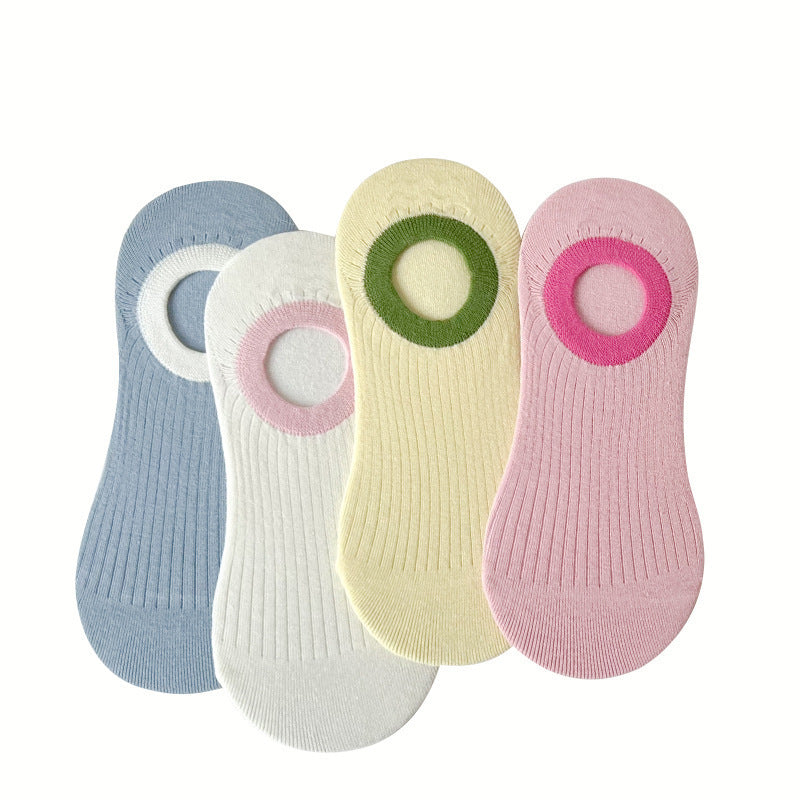 Cotton Non-Slip No-Show Socks for Women | Summer Invisible Socks