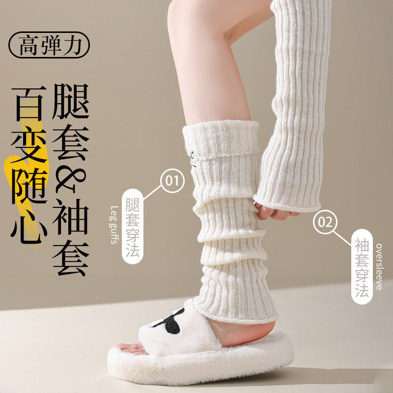 Cozy Bow Slouch Calf Socks | Warm Winter Leg Warmers for Women
