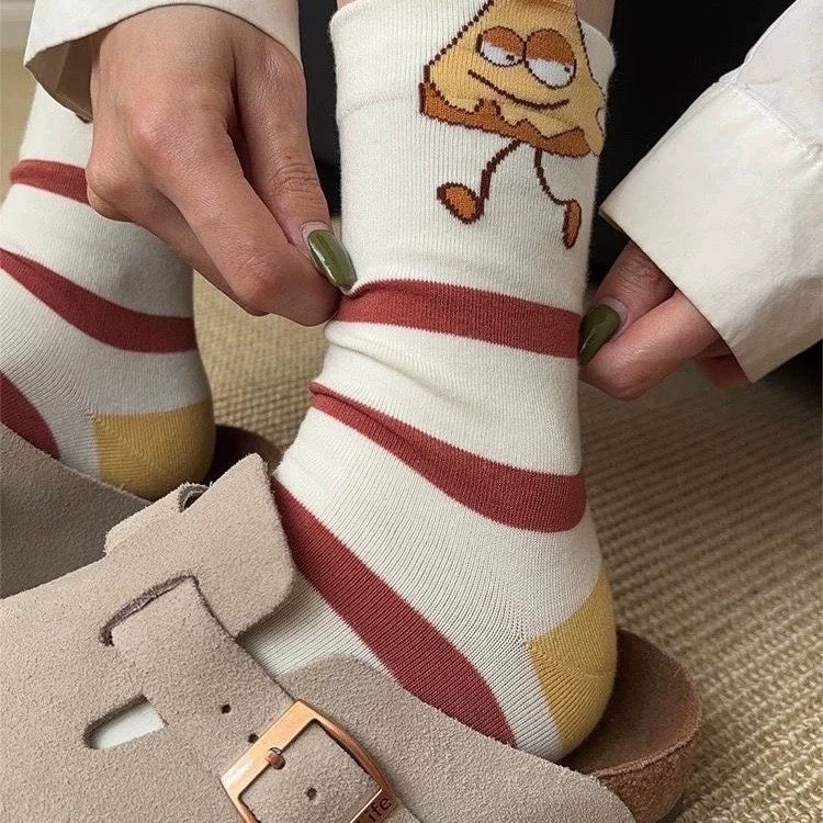 Vintage Floral Ankle Socks | Breathable Low Cut Socks for Women