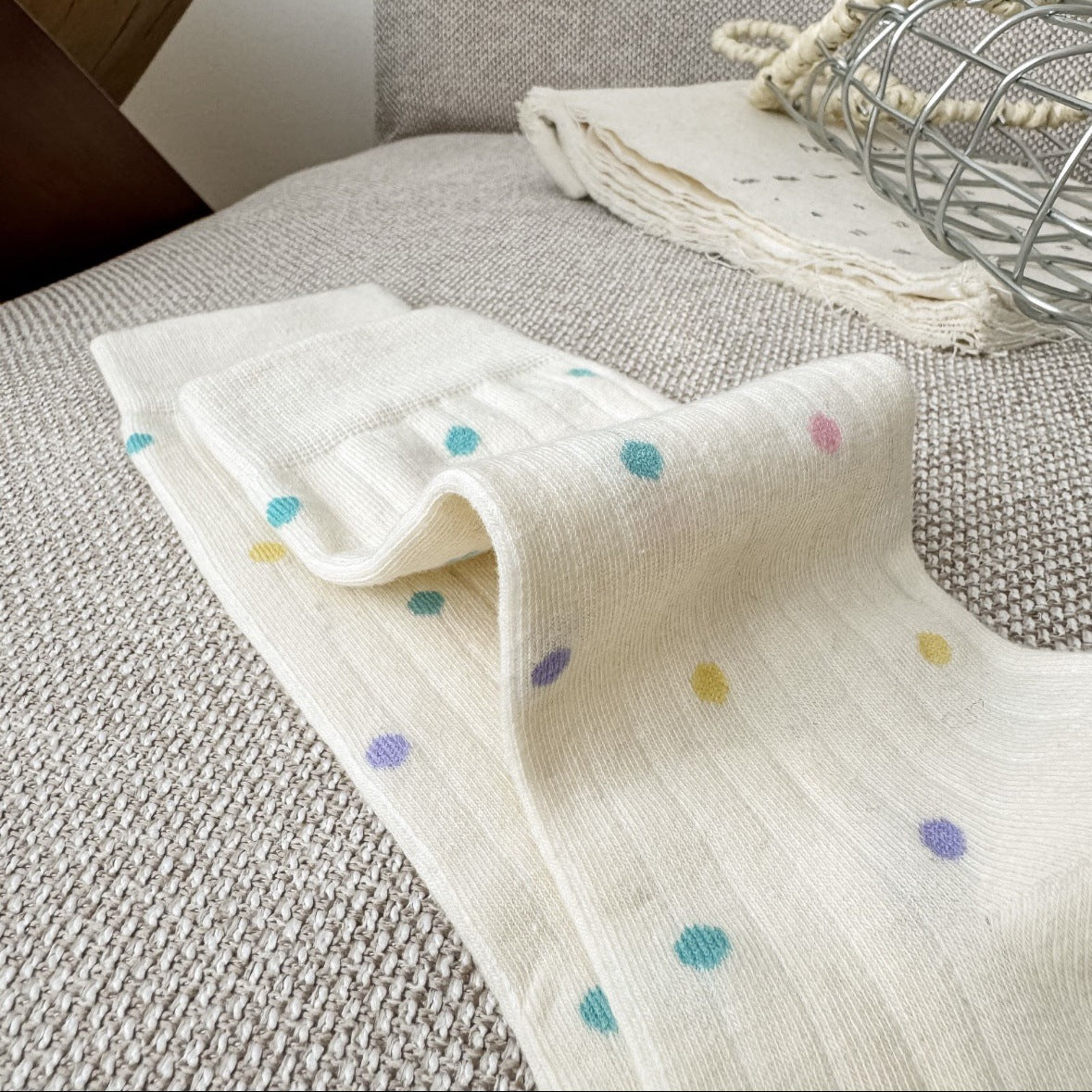 Cute Patterned Cotton Crew Socks for Women | Sweet Everyday Socks