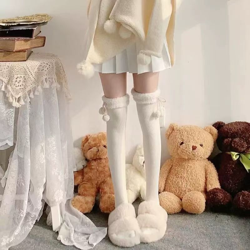 Fleece Lined Cozy Winter Socks for Women | Warm Knee High