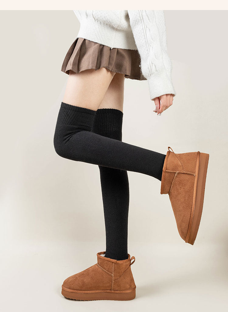 Thick Fleece Over The Knee Cozy Socks | Warm Winter Socks for Women