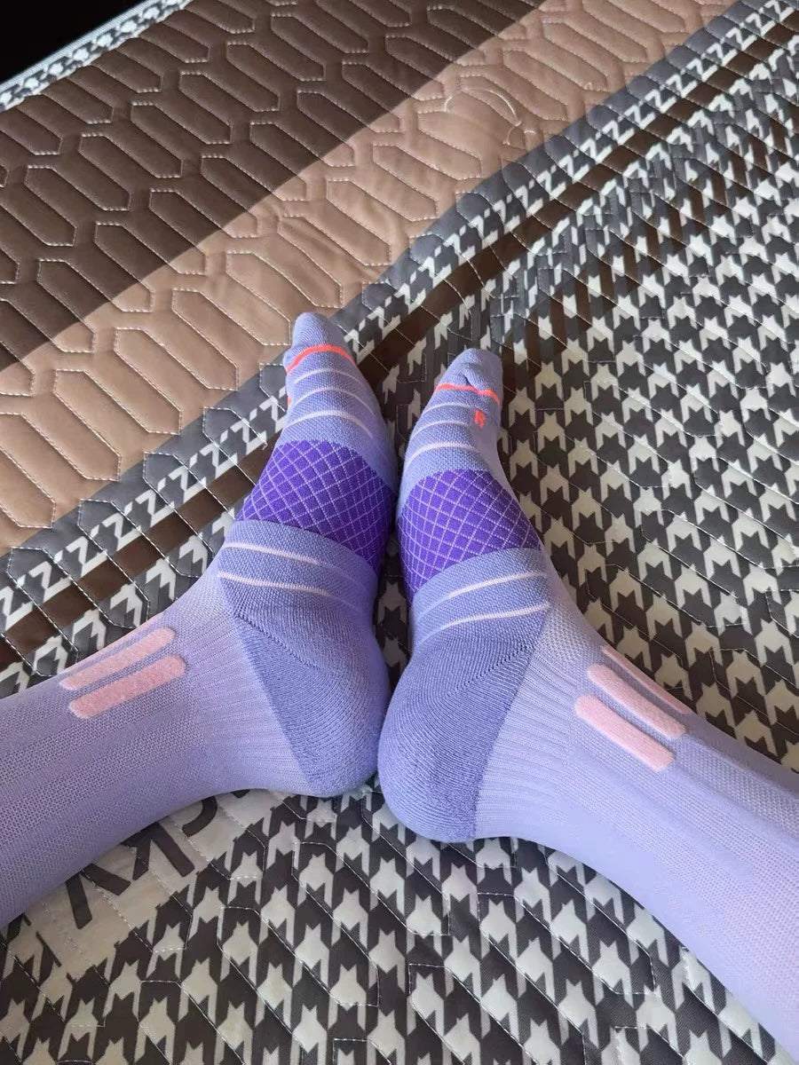 Women's Compression Calf Socks | Breathable Athletic Running Yoga Socks
