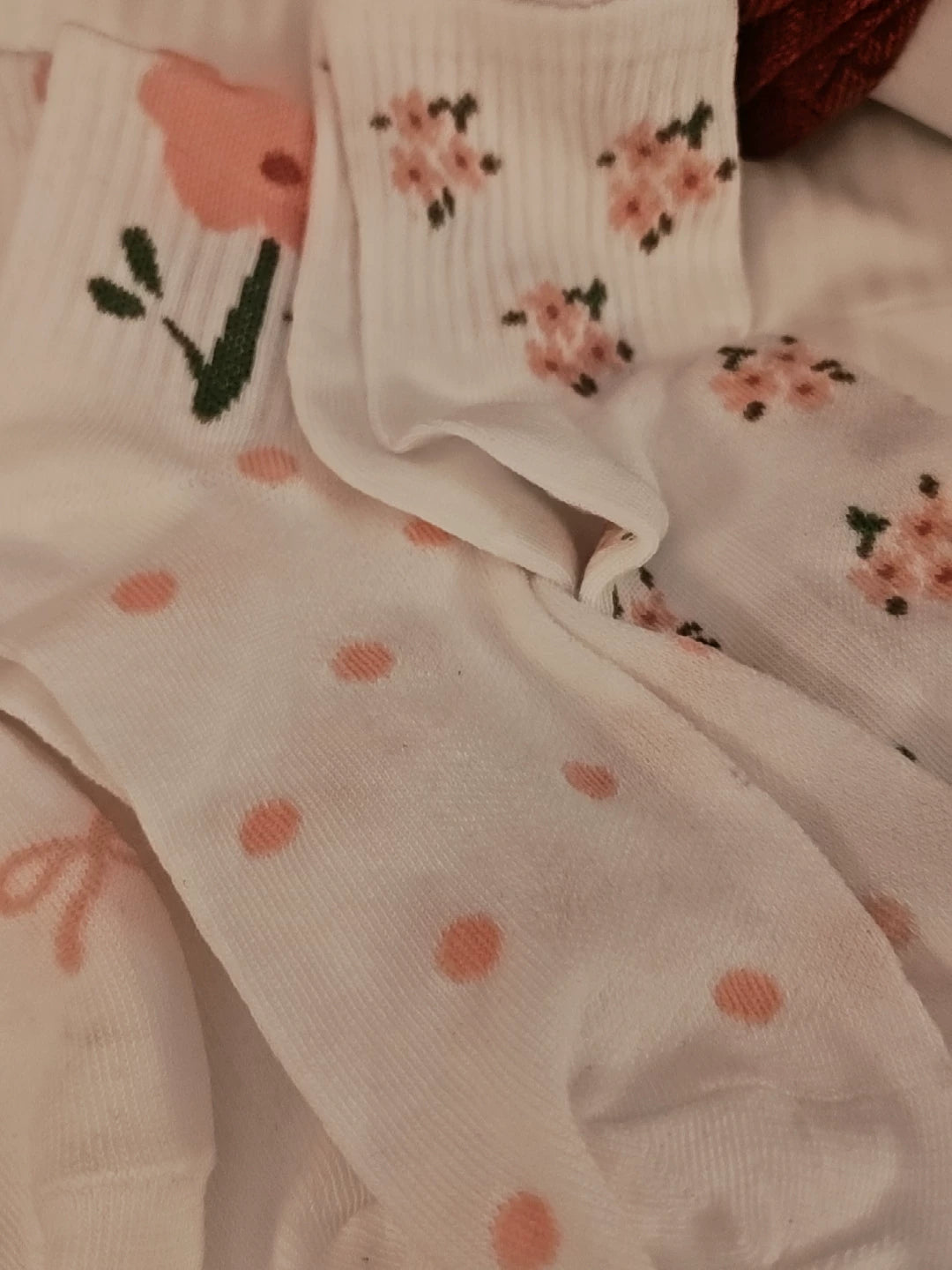 Dainty Floral Ankle Socks for Women | Breathable Everyday Socks