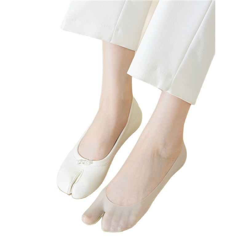 Split Toe No-Show Socks | Non-Slip Invisible Summer Women's Socks