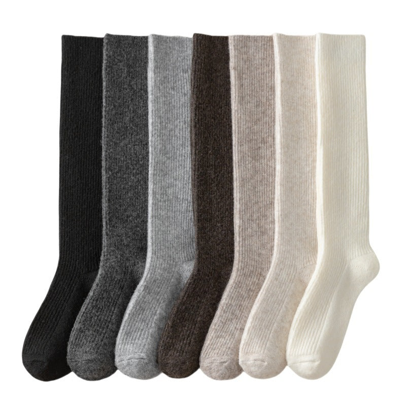 Warm Wool Knee High Socks | Thick Cozy Winter Socks for Women