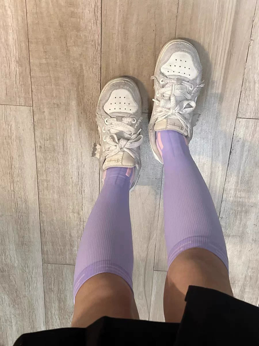 Women's Compression Calf Socks | Breathable Athletic Running Yoga Socks