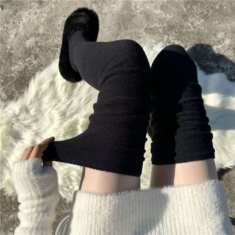 Thick Fuzzy Over The Knee Warm Cozy Socks for Women