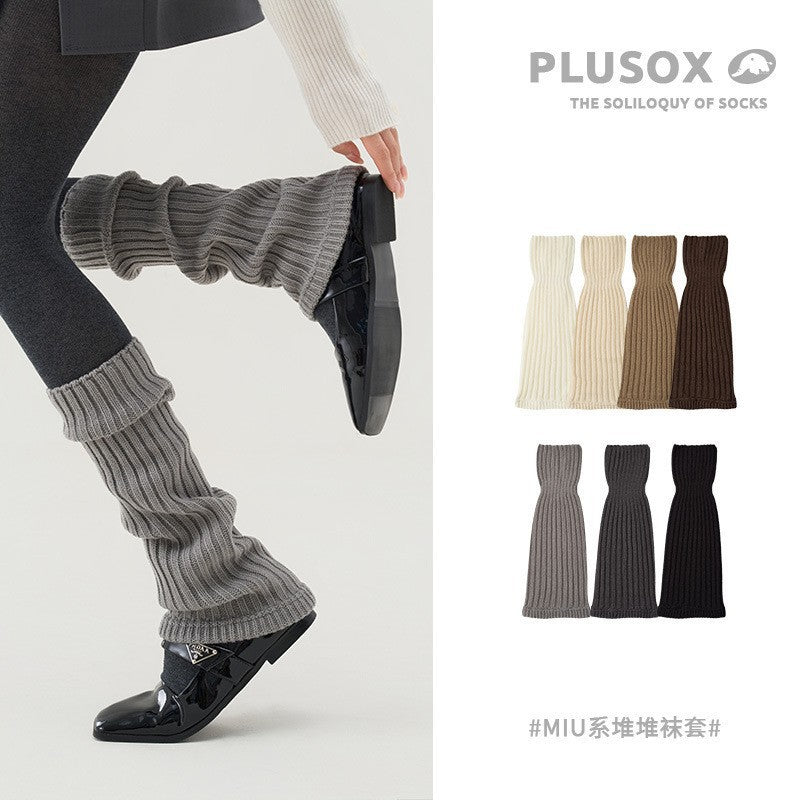 Cozy Knit Slouchy Leg Warmers for Women | Warm Winter Socks