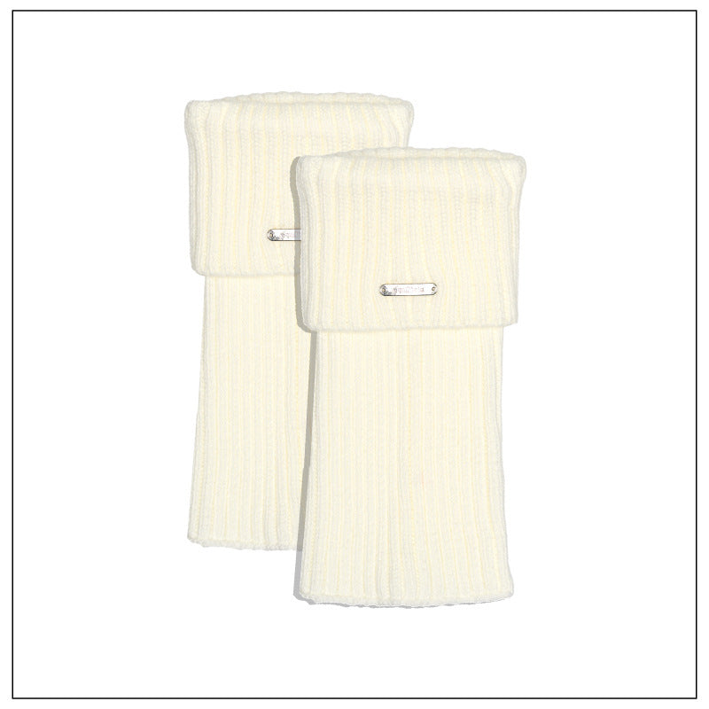 Thick Cozy Knit Leg Warmers for Women | Winter Boot Cuffs
