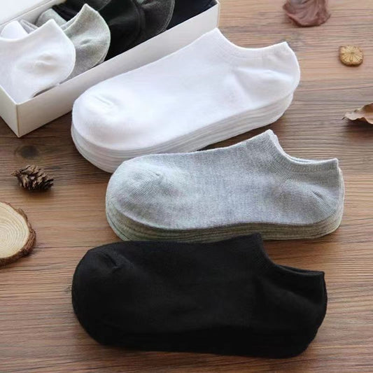 Breathable Solid No-Show Socks | Low Cut Unisex Everyday Socks