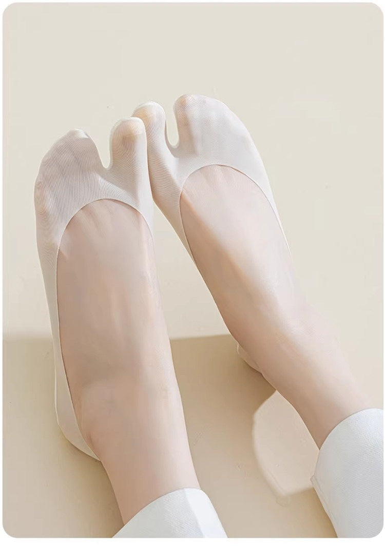 Split Toe No-Show Socks | Non-Slip Invisible Summer Women's Socks