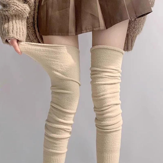 Thick Fuzzy Over The Knee Warm Cozy Socks for Women