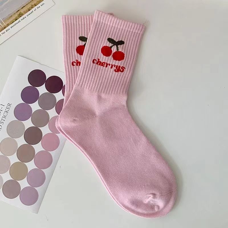 Cute Novelty Crew Socks for Women | Sweet Patterned Cotton Socks