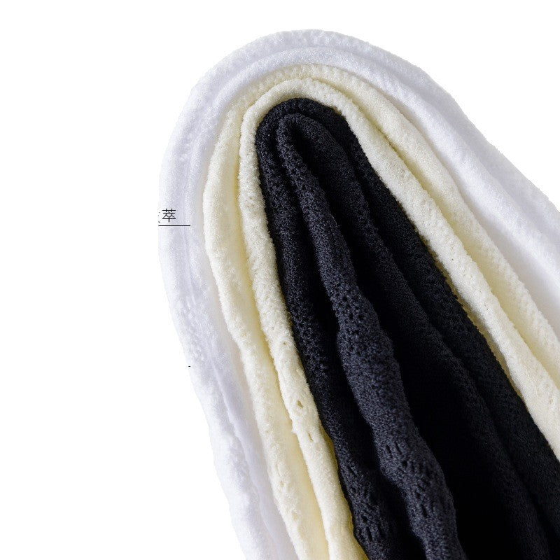 Lace Ruffle Slouch Crew Socks for Women | Breathable Summer Socks