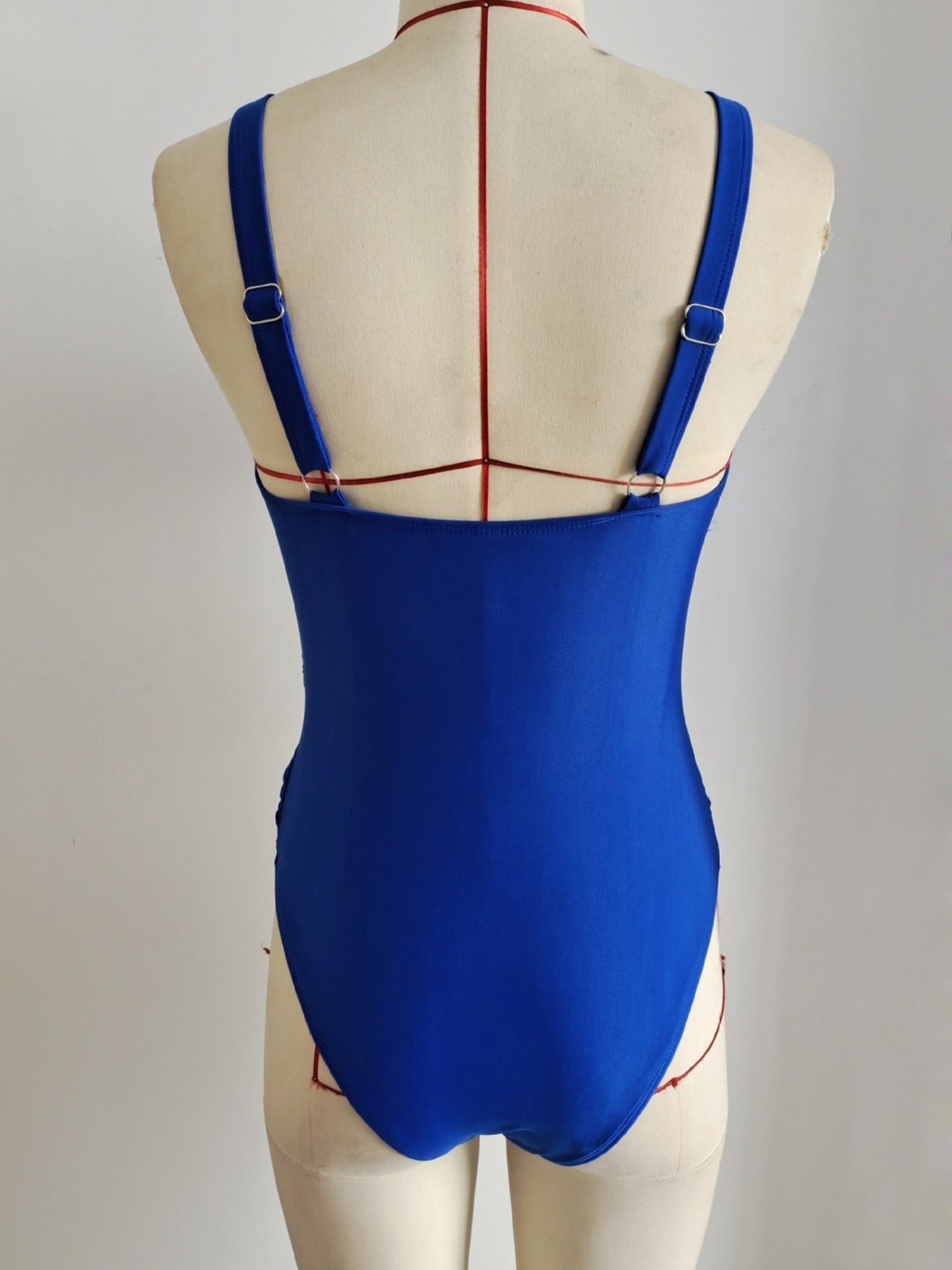 Deep V Crisscross Tummy-Control One-Piece | Sexy Women's Swimwear