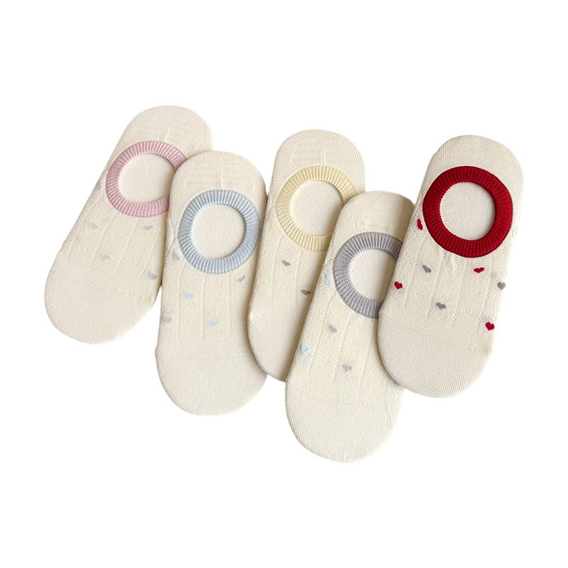 No Show Socks for Women | Cotton Non Slip Invisible Socks