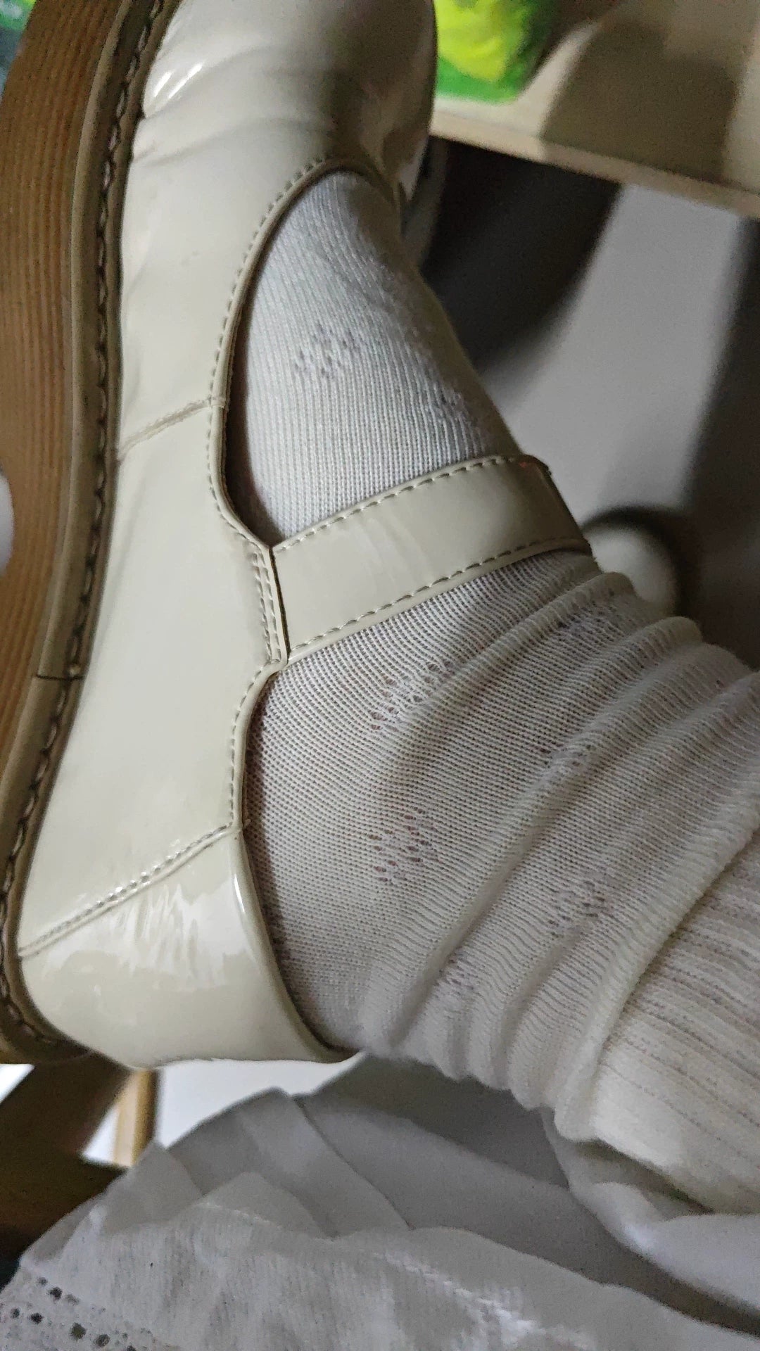 Clover Pattern Crew Socks for Women | Breathable Thin Summer Socks