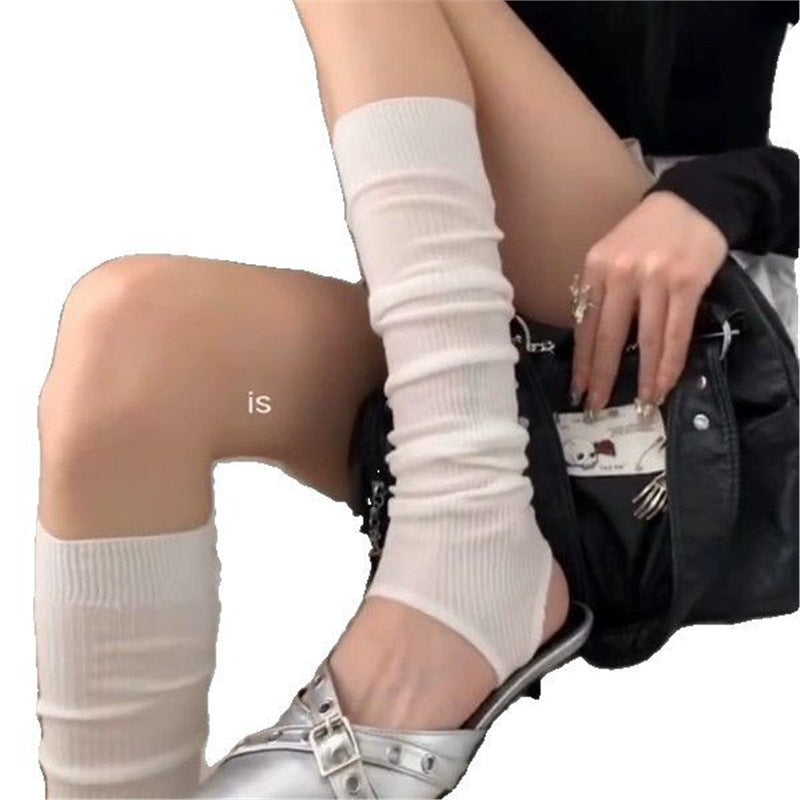 Ballet Stirrup Knee High Socks for Women | Cozy Leg Warmers
