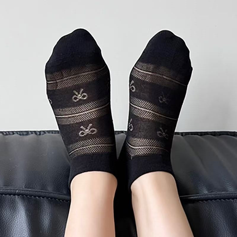 Breathable Mesh No-Show Socks for Women | Thin Summer Socks